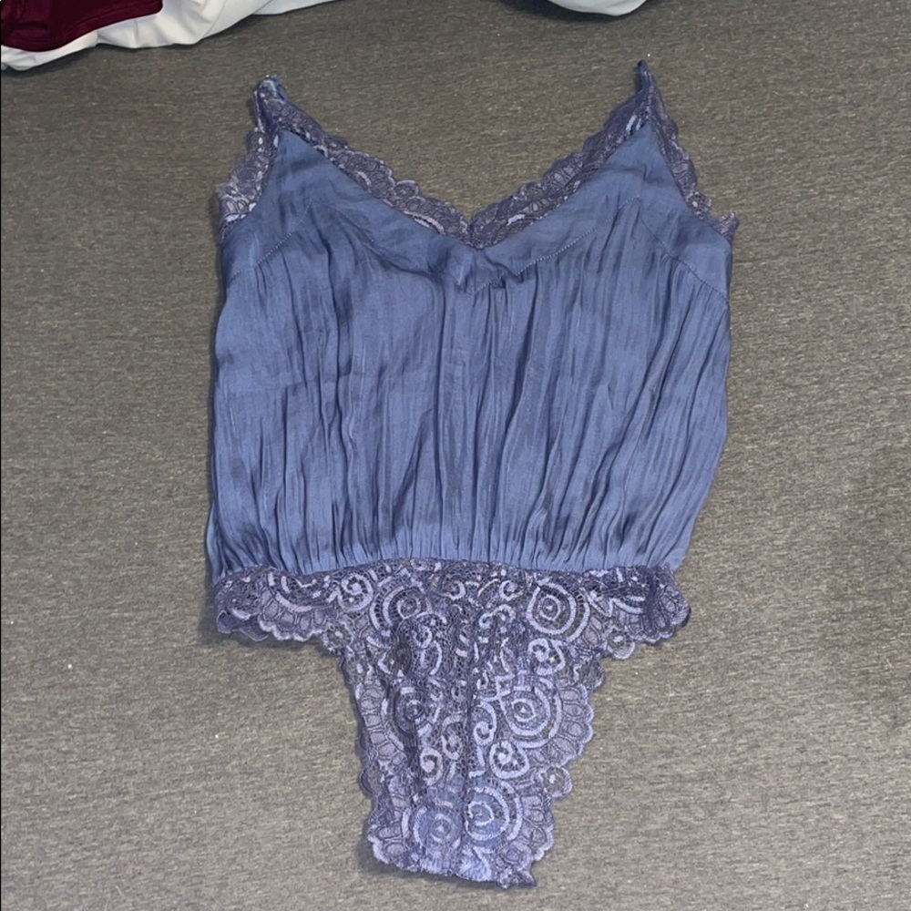 Blue Lace Bodysuit